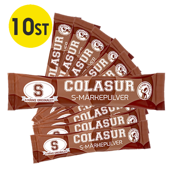 10 pc - S Brand Cola Powder 0.32 oz - Candify.com
