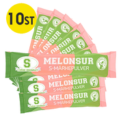 10 pc - S Brand Melon Sour Powder 0.32 oz - Candify.com