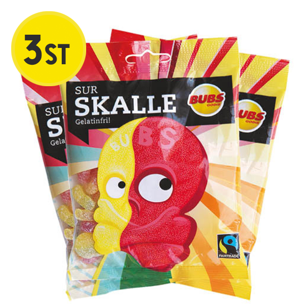 3 pc - Bubs Sourskull 3.17 oz