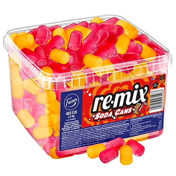 Fazer Remix Soda Cans 81.13 oz - Candify.com