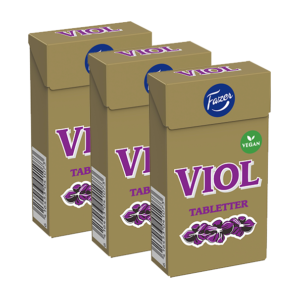 3 pc - Violet Tablet case 1.34 oz