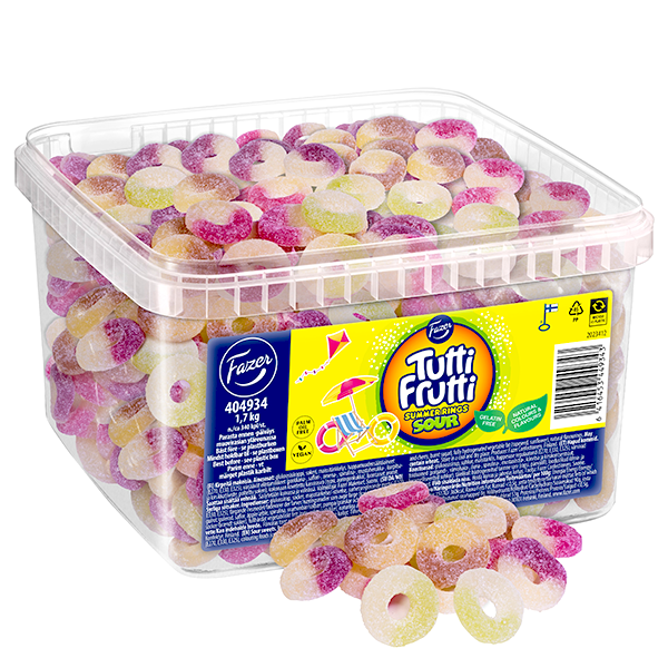 Tutti Frutti Summer Rings Sour 59.97 oz - Candify.com