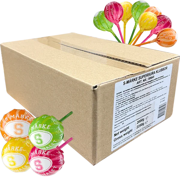 S-Brand Sour Lollipops 70.55 oz - Candify.com