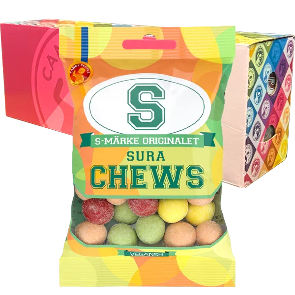 S-Brand Chews Sour 18 pc x 2.47 oz - Candify.com