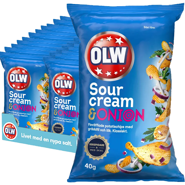 OLW Sour Cream & Onion 1.41 oz - 20 pc - Candify.com