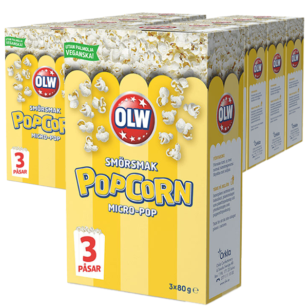 OLW Micropopcorn Butter 8.47 oz x 14 pc - Candify.com