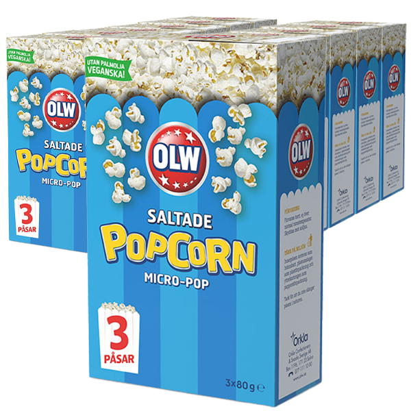 OLW Micropopcorn Salt 8.47 oz x 14 pc - Candify.com