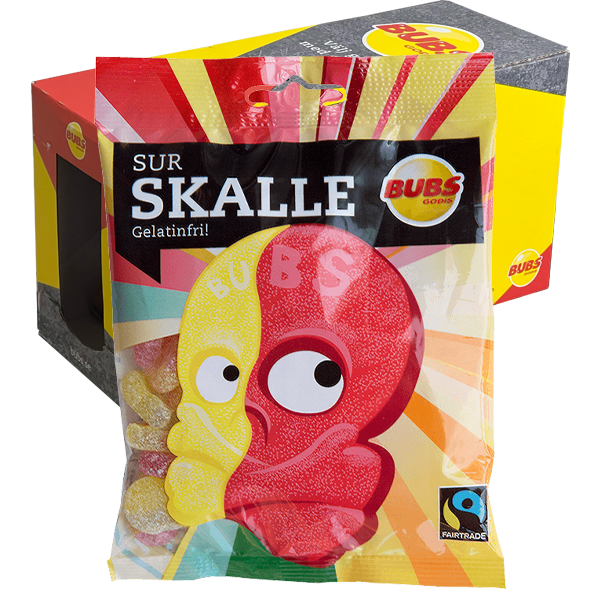 Bubs Sour Skulls Gele 3.17 oz x 16 pc