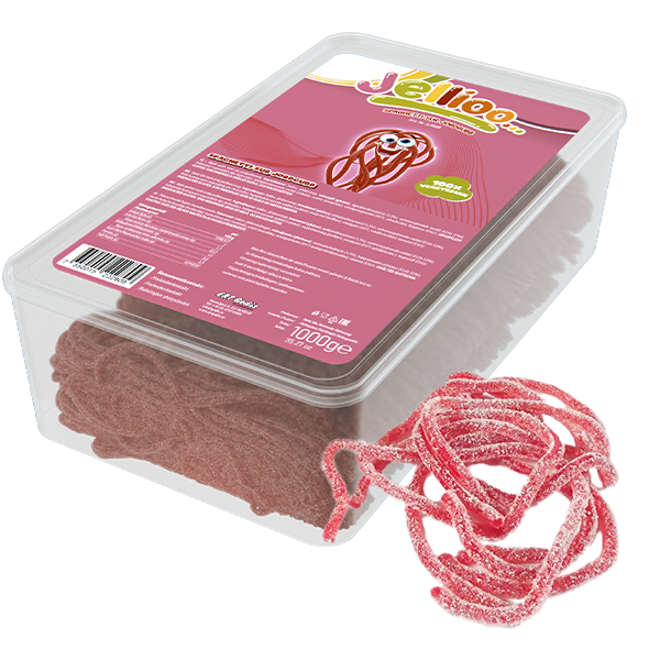 Spaghetti Sour Strawberry 35.27 oz - Candify.com