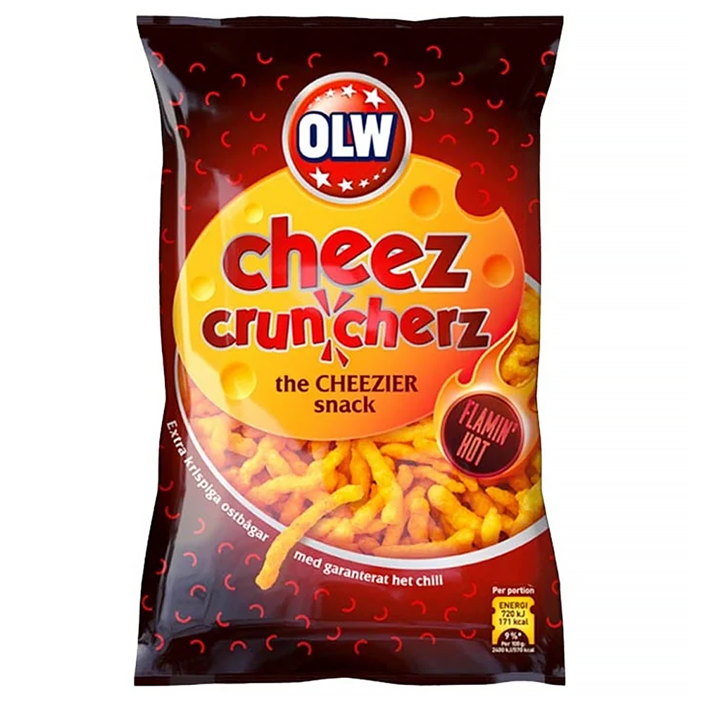 OLW Cheez Crunchers Hot Chili 7.94 oz