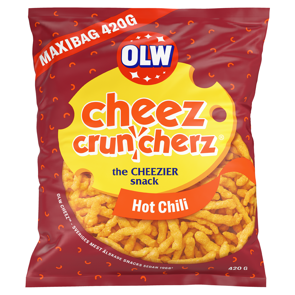 OLW Maxibag Cruncherz Hot Chili 14.82 oz - Candify.com