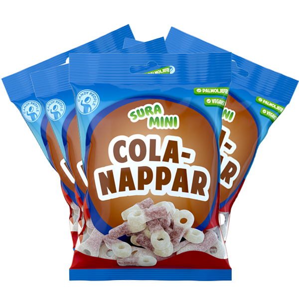 5 pcs - Sour Mini Cola Pacifier 2.47 oz