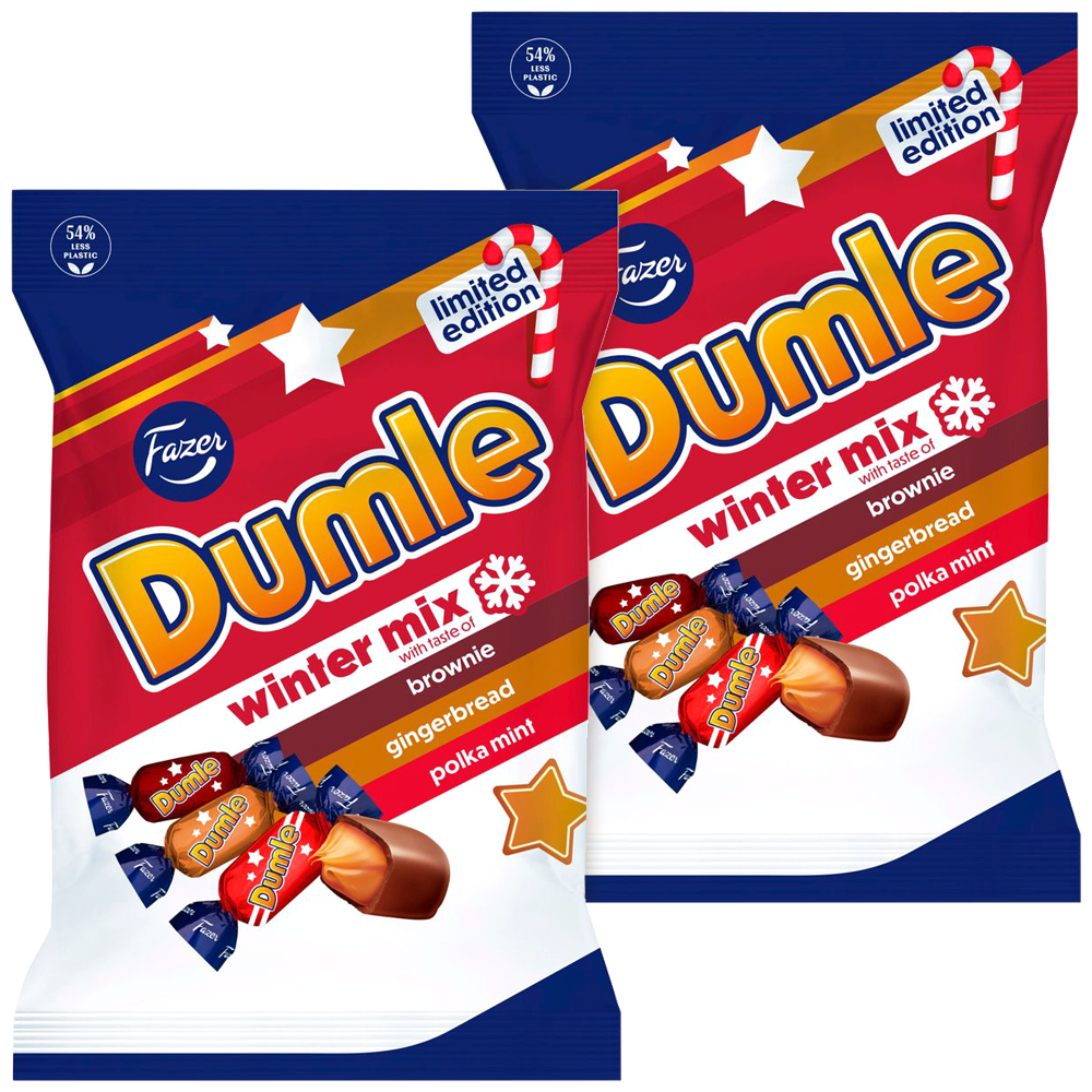 2 pc - Dumle Winter Mix 6.35 oz - Candify.com