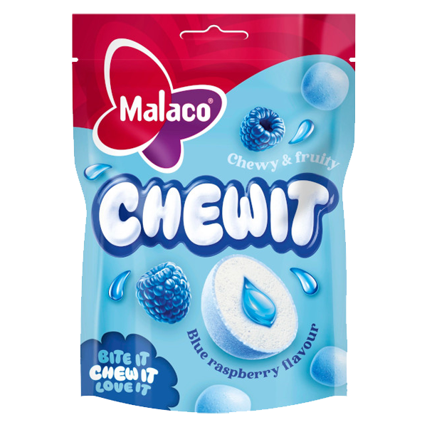 Malaco Chewit Blue Raspberry 4,05 oz