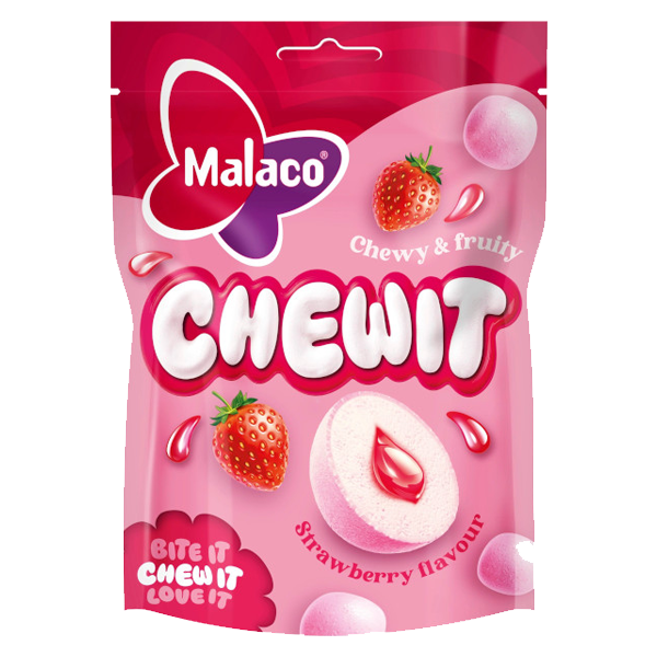 Malaco Chewit Strawberry 4,05 oz