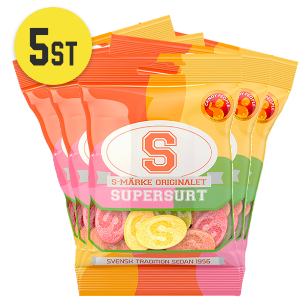 5 pc - S-Brand Super Sour 2.82 oz