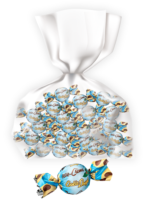20 pc - Nut-Créme Cookie Dough Praline 0.49 oz - Candify.com