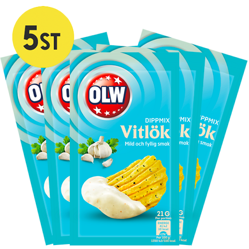 5 pc - OLW Dip mix Garlic 0.74 oz - Candify.com